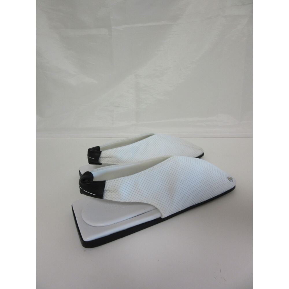 MM6 Maison Margiela White Mesh Slip On Slingback EU37 Italy Flats - Flaw - Picture 7 of 12